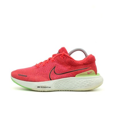 Nike Herren ZoomX Invincible Run Flyknit 2 Schuh EU 42 Pink/Grün Leichtgewicht