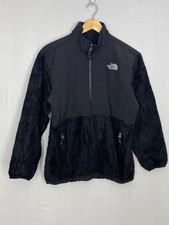 The North Face Denali Fleece Full Zip Jacket Girls Black Logo Comfy Outdoor XL
