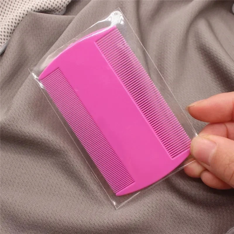 Compact Plastic Ultra Fine Nit LICE Comb Childrens Hair nit remover Dual sides - Image 3 of 4