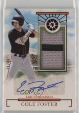 2024 Boys of Summer Prospect Material Signatures Red 4/49 Cole Foster Auto 9cf