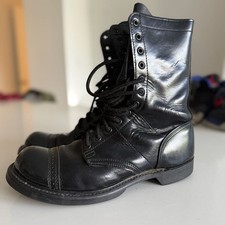 HH Brand Double H 975 Military Combat Leather Jump Boots Men's 10D Made in USA