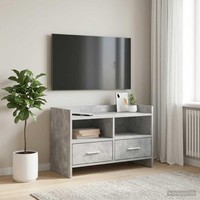 Tv-Schr?Nk 71,5 X 33 X 47 Cm Betongrau Holzwerkstoff