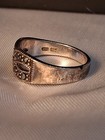 Vintage 925 Sterling Silver Infinity Marcasite Ring, Stamped MJ, Size 7.5 [P38] — photo 5