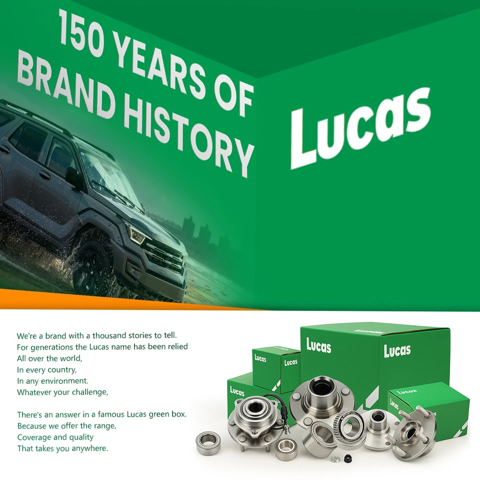 Lucas Pair：2New Front Wheel Bearing and Hub Saturn SC1 SC2 SL SL1 Base1.9L - Image 4 of 4