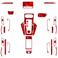 42x Audi A3 8v Red Forged Carbon Fiber Kit Full Interior Cover Sticker 2013-2019