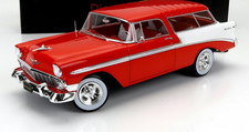 1956 Chevrolet Bel Air Nomad Custom Station Wagon Redwhite In 118 Scale 1956 Chevrolet Bel Air Nomad Custom Station Wagon Redwhite In 118 Scale