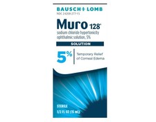 Muro 128 5 Sodium Chloride Hypertonicity Ophthalmic Solution, 0.5 Fl Oz 15 mL 