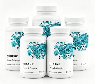 Thorne Basic B Complex 60 capsules x 1/2/3/5-Pack (Total 60 caps) Exp 05/2028.US