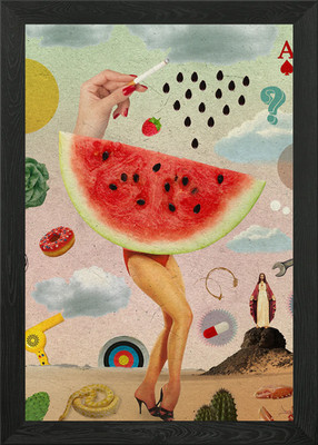 Xposed Collection -- Juicy Framed Wall Art Poster Canvas Print Picture