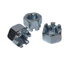 3/4-16 Fine Castle Nuts Zinc QTY 10