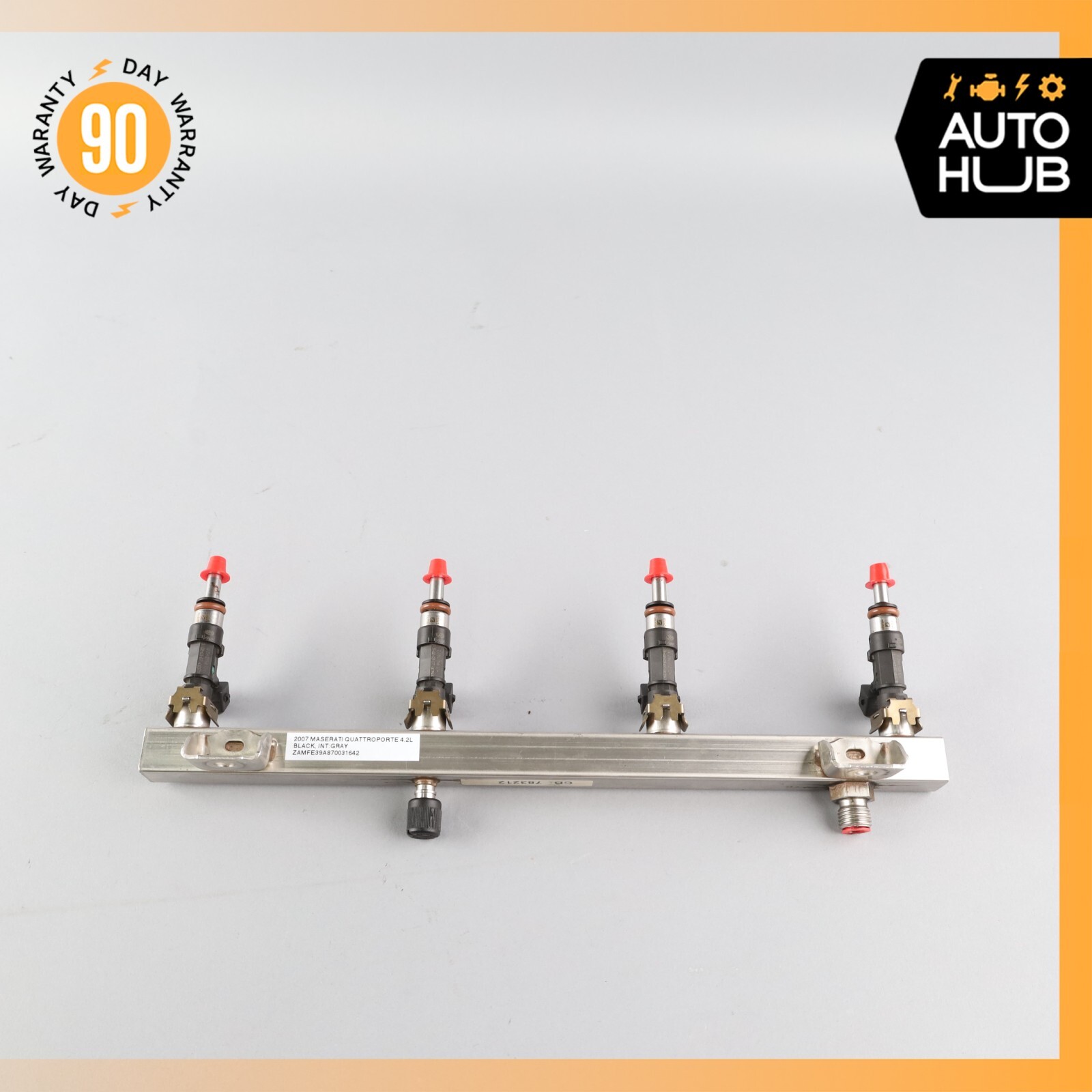 Maserati Quattroporte M139 Fuel Injection Rail Line w/ Injectors Right Side OEM