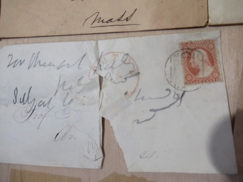 16 Old Stamped Envelopes, Mainly 1850's-60's, Civil War Era, Edwards Amasa Park - Bild 8 von 18