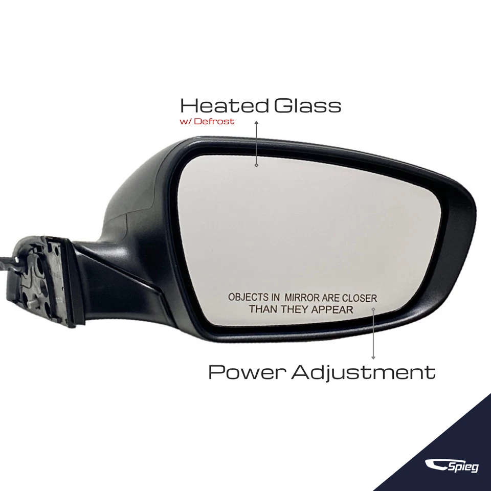 Espejo lateral para KIA Forte/Forte5 2017-2018 lámpara de charco plegable eléctrica lado del pasajero Foto 2 de 4