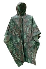 Camo Vinyl Wet Weather Rain Poncho Military Style Tarp Shelter Bivy Tent New Camo Vinyl Wet Weather Rain Poncho Military Style Tarp Shelter Bivy Tent New