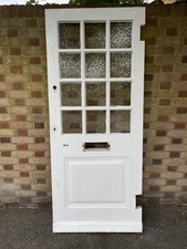 Reclaimed Georgian Wooden Panel Summer House External Door 1970 x 840mm