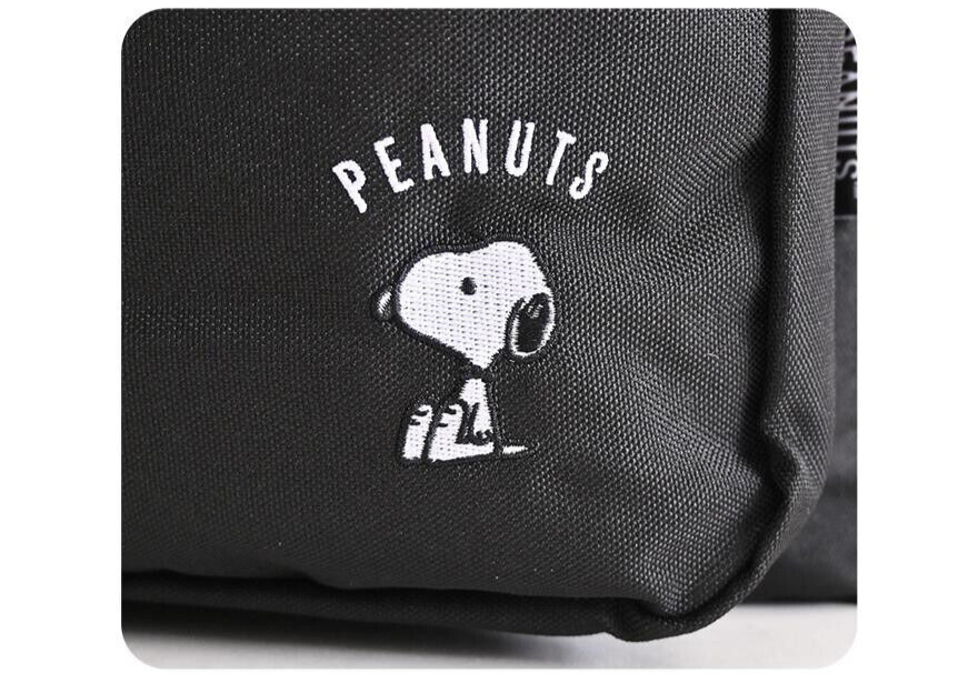 PEANUTS SNOOPY Backpack Crux Daypack Black 42x30x20cm 125801 Japan