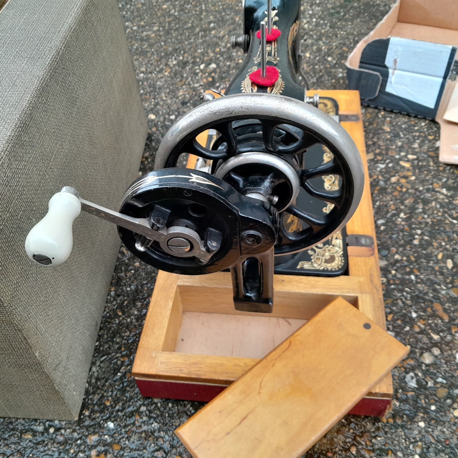 vintage Frister and Rossmann shuttle sewing machine eBay