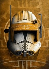 Commander Cody Helmet Metal Poster Mandalorian Star Wars Clone Wars 7x11 12x18
