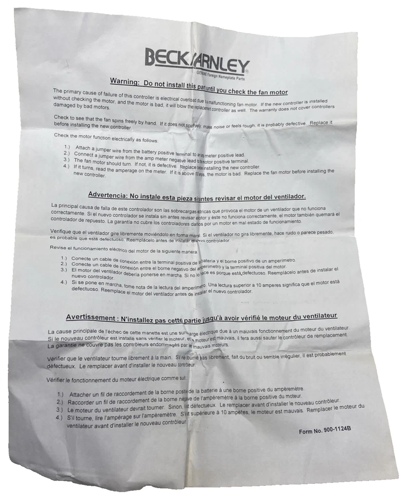 Beck Arnley 203-0274 Cooling Fan Control Module - Image 4 of 4