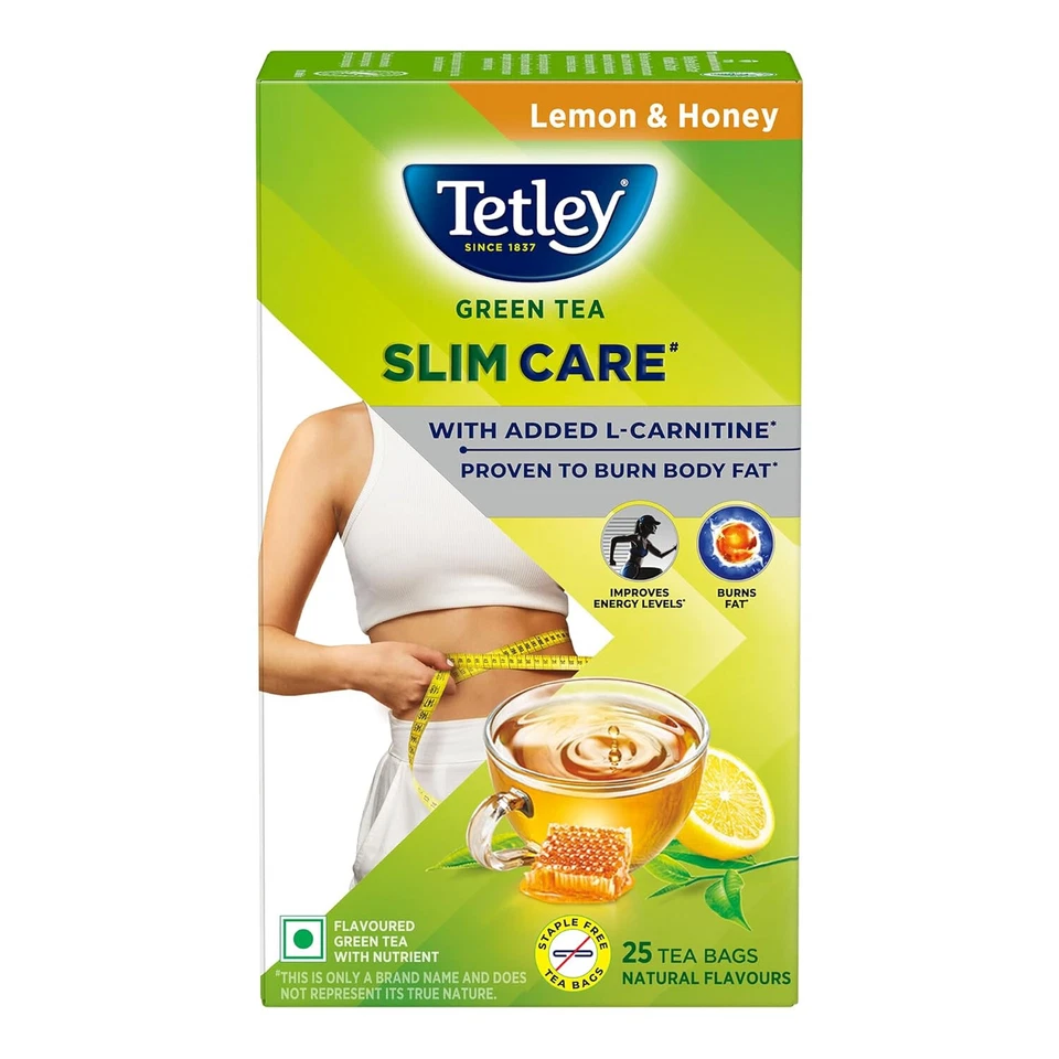 Cuidado de belleza de té verde Tetley, con biotina añadida, apoya el cabello y la piel 25 bolsas Foto 2 de 2