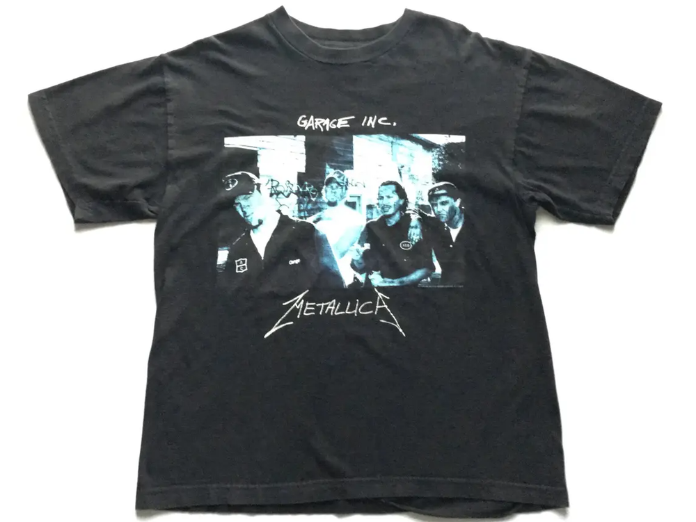 1998 Metallica Garage Inc Oversized Vintage Band Tee Giant Tag