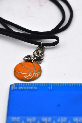 Collana Looney Tunes gioielli basket tweety uccellino corda arancione vintage anni 90 - Foto 2 di 3