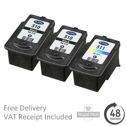 2x Ink Cartridges Replaces Canon PG-510, PG-510XL, CL-511 MP240 Printer - B/C/M/Y | 800103183 - View #7
