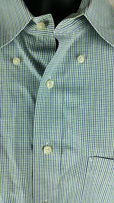 Tommy Hilfiger M Purple Green Button Down Long Sleeve Shirt Dress Classic |  eBay