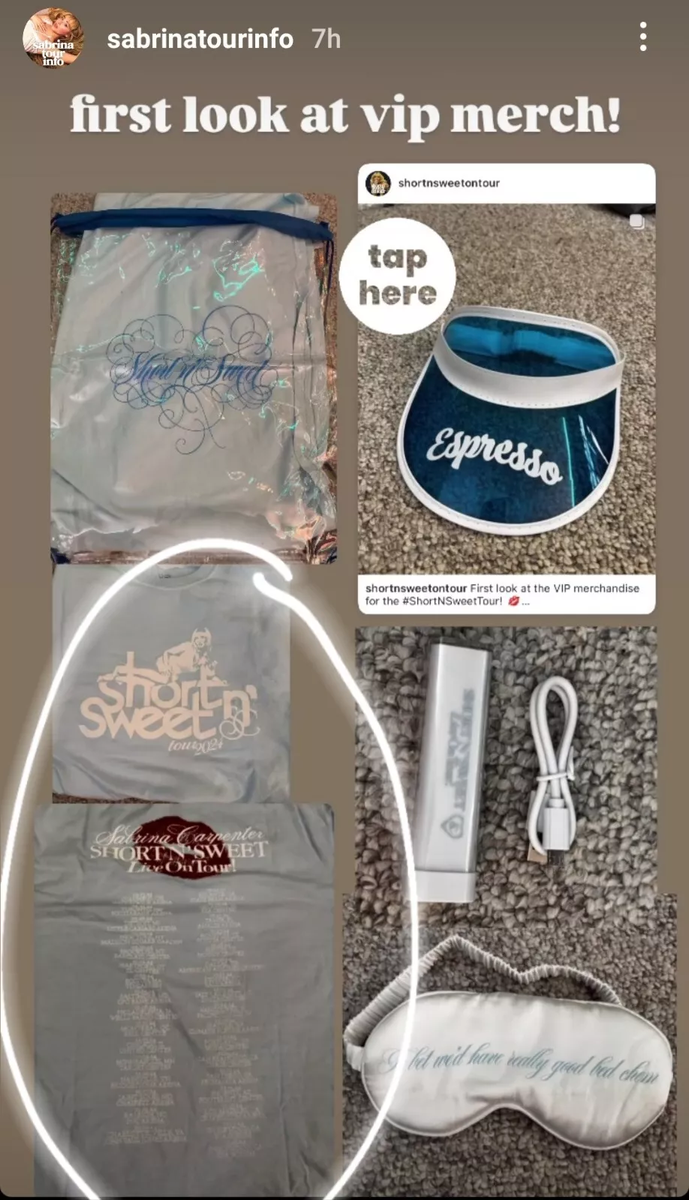 Sabrina Carpenter VIP Merch Medium | eBay Sabrina Carpenter VIP Merch Medium | eBay