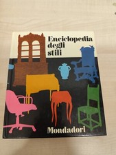 LIBRO ENCICLOPEDIA DEGLI STILI MONDADORI 1976 COPERTINA RIGIDA