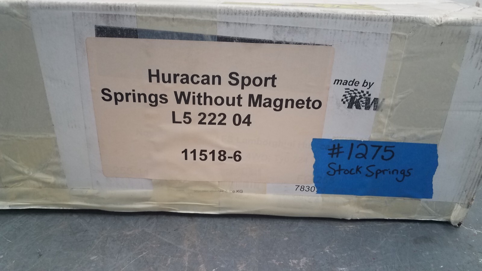Lamborghini Huracan  OEM Shock Spring Set #7702 B5