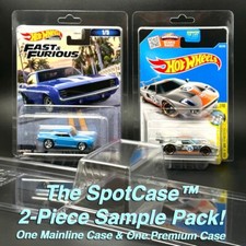Hot Wheels Protector Case 2-piece Spotcase Sample-pack 1 Mainline 1 Premium