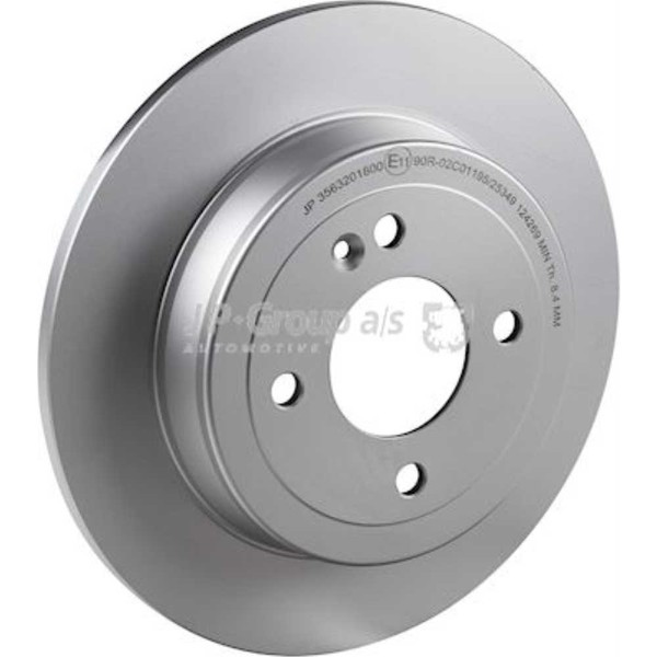 Jp Group 2X Bremsscheibe Hinten Ø262 Mm Voll FüR Hyundai I20 Gb 1.2 1.4 1.0-image