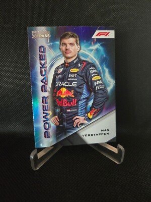 Max Verstappen Topps F1 Paddock Pass ' Power Packed ' Insert #PP-1
