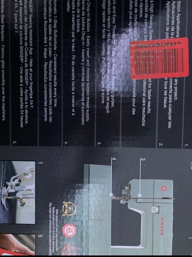 SINGER Heavy Duty 4423 Sewing Machine 37431883018 eBay