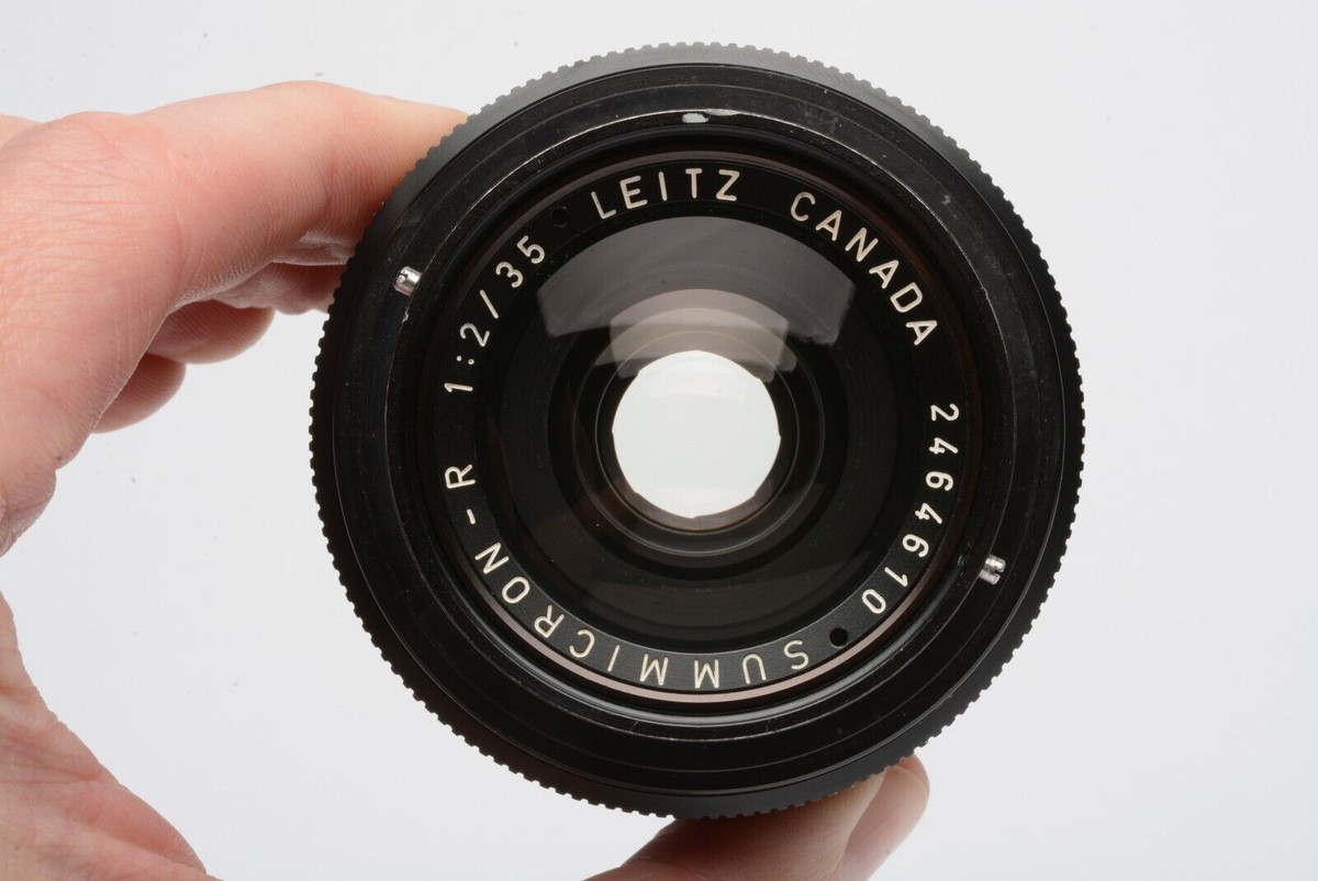 Leica Summicron-R 35mm, F2 V1 #11227, Hood, Very Sharp, Nice Leica Summicron-R 35mm, F2 V1 #11227, Hood, Very Sharp, Nice