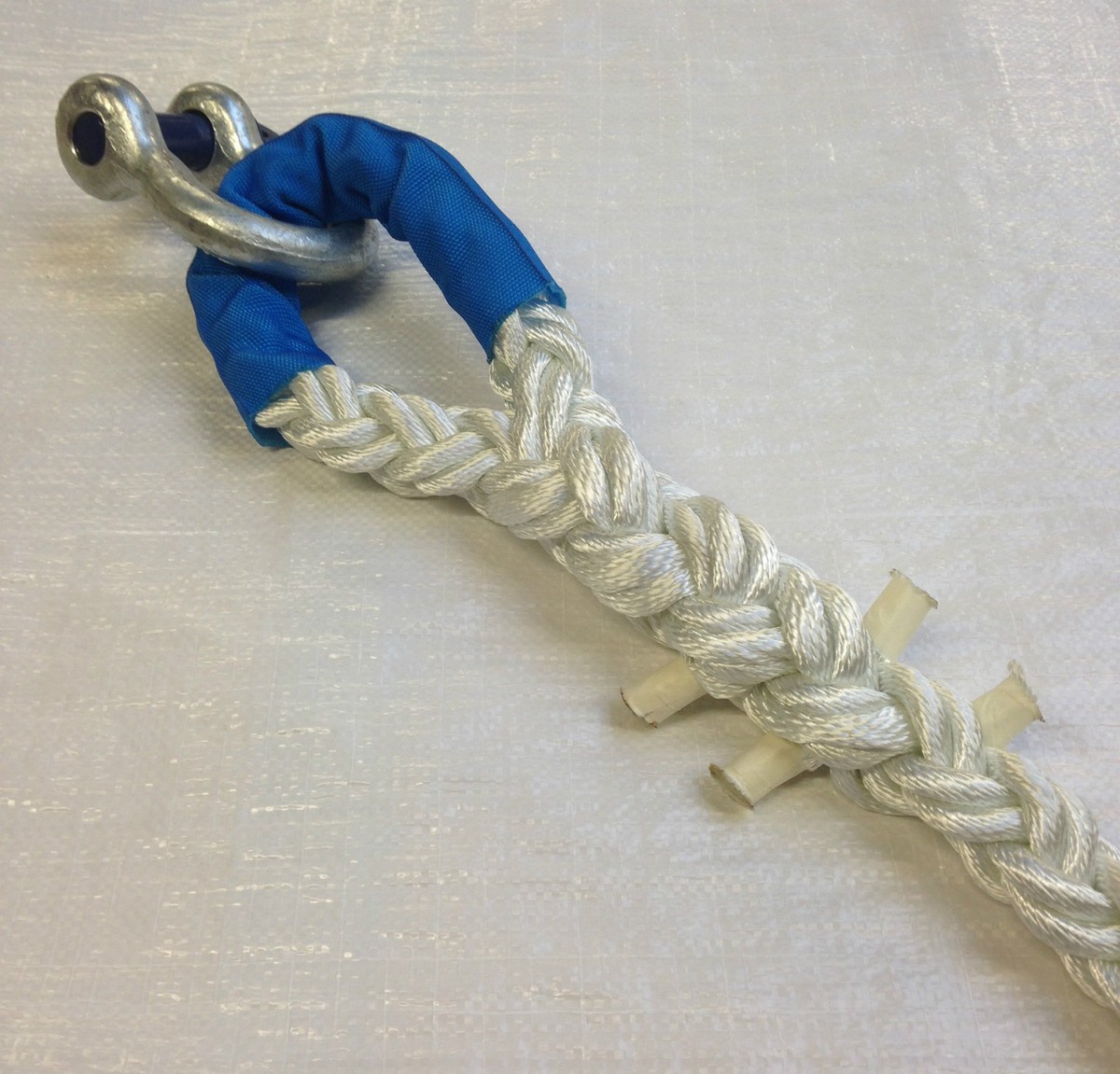 Abschleppseil 7 Mm X 15 Mtr. Stahlseil Mit Haken Und Sicherung