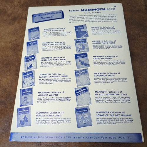 Through A Long And Sleepless Night by Gordon Newman (Vintage Sheet Music 1949) - Picture 2 of 3