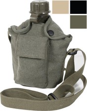 Vintage Canteen Cover 1 Qt  Carry Shoulder Strap Camping Outdoor Travel Hiking