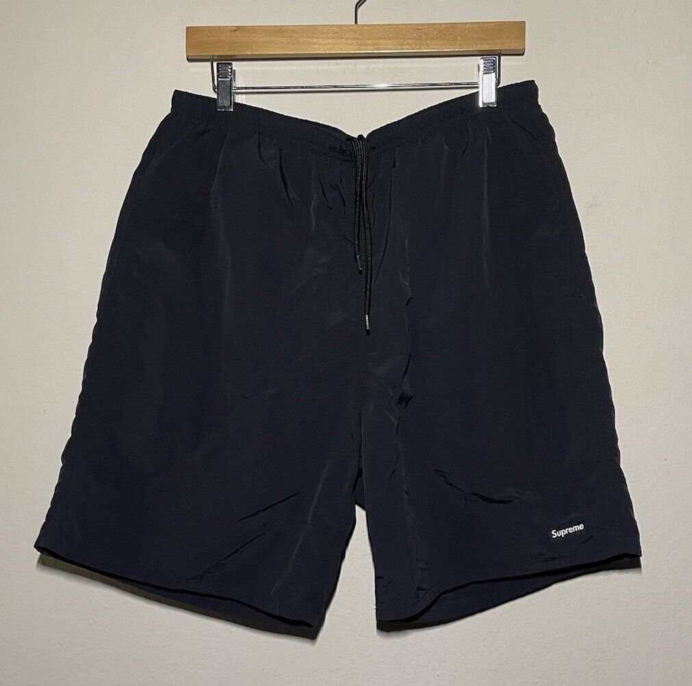 Supreme Black Nylon Water Shorts XL Swim Trunks Box Logo | eBay Supreme Black Nylon Water Shorts XL Swim Trunks Box Logo | eBay