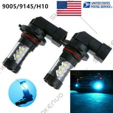 LED Fog Lights For Ford F150 2002 - 2016 8000K Ice Blue 100W H10 9145 Bulbs US