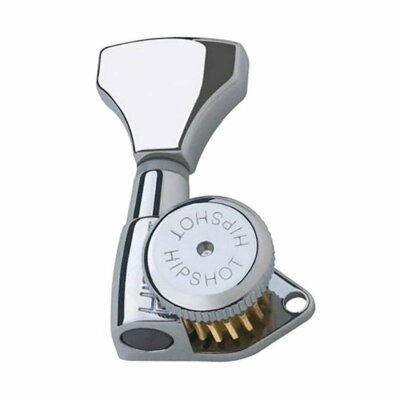 Hipshot 6GL0 Grip-Lock Open Tuner/Maschinenköpfe, 3x3 Chrom