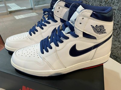 air jordan 1 retro high og metallic navy