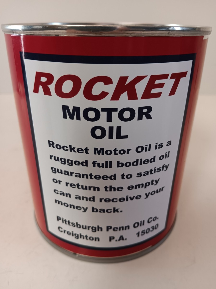 Rocket Motor Oil Can 1 qt. - ( Re-pop Collectible ) | eBay