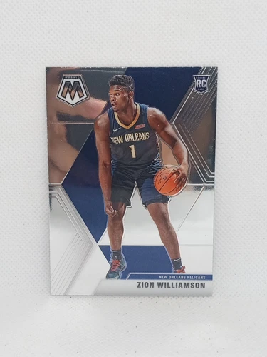 2019-20 Panini Mosaic Zion Williamson Base Rookie #209 Pelicans