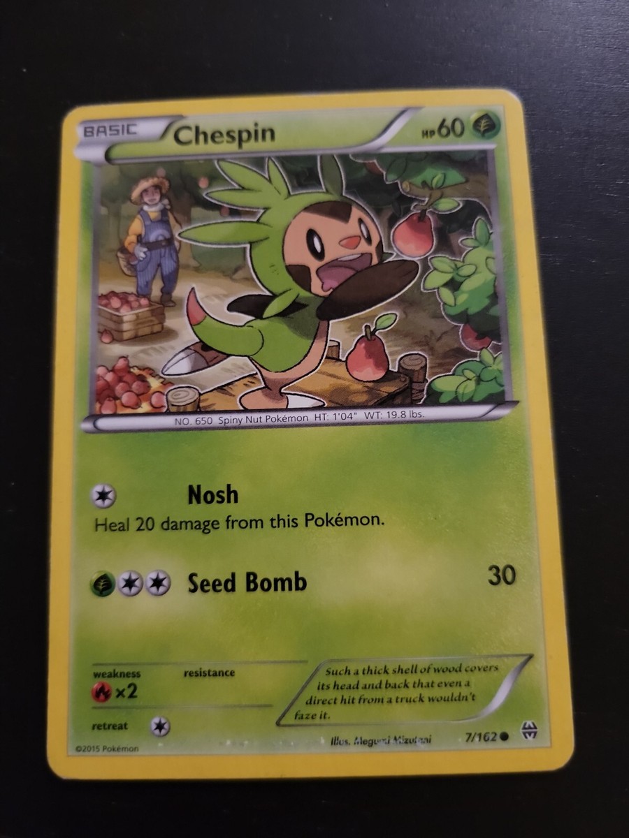 Pokemon TCG Card 2015 Breakthrough - Chespin 7/162 | eBay