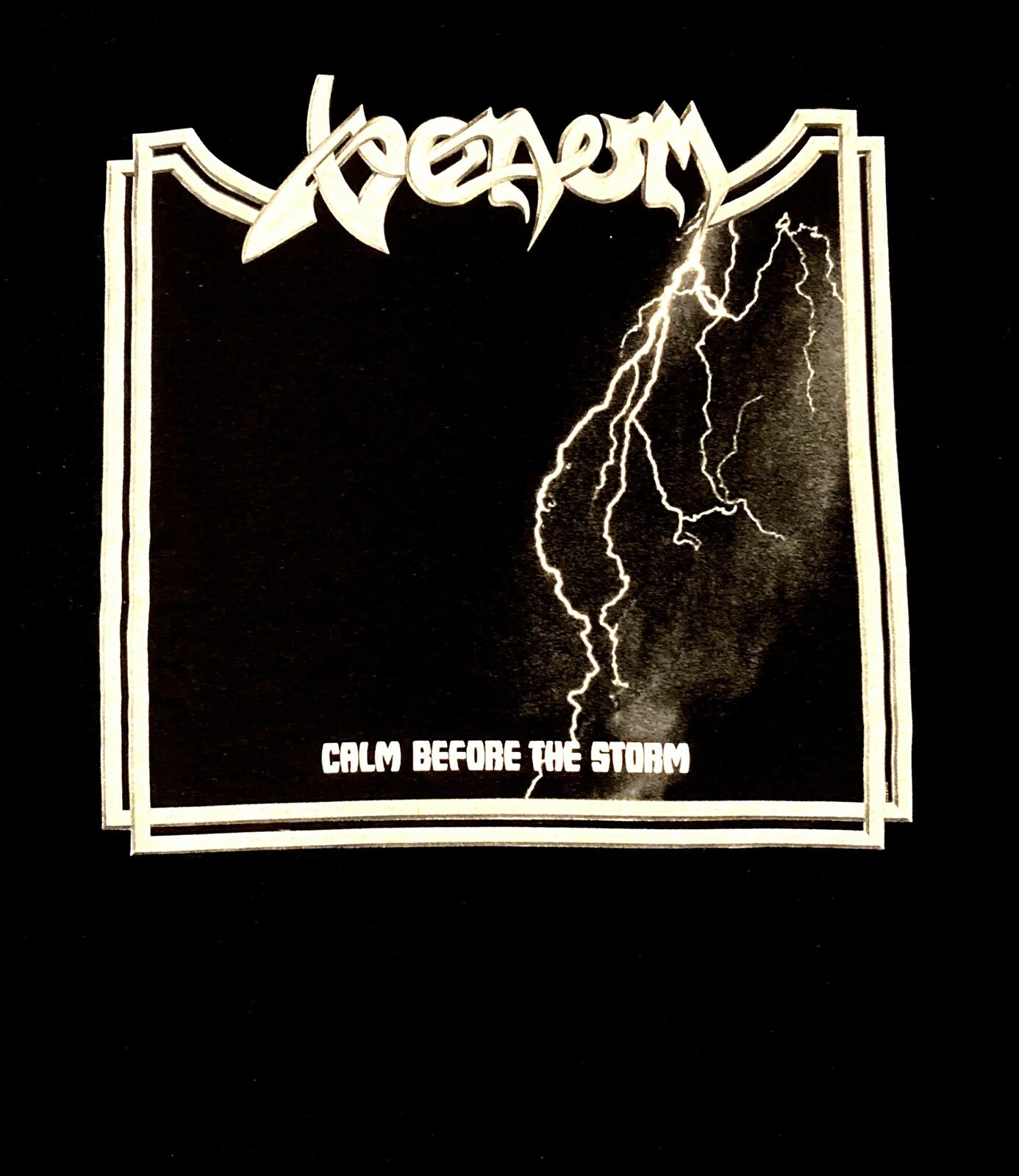 Venom CD Cover Calm Before the Storm Official T-Shirt