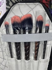 Juego de 5 pinceles pestañas unicornio HALLOWEEN ESTUCHE ATAÚD auténtico RARO