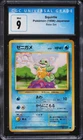 1996 POKEMON POCKET MONSTERS JAPANESE BASE SET SQUIRTLE #7 CGC 9 MINT psa bgc