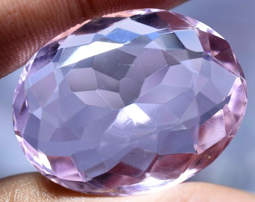 Lab Created 56.40 Ct Pink Brazilian Amethyst GGL Certified Oval Cut Amazing Gem - Picture 5 of 7